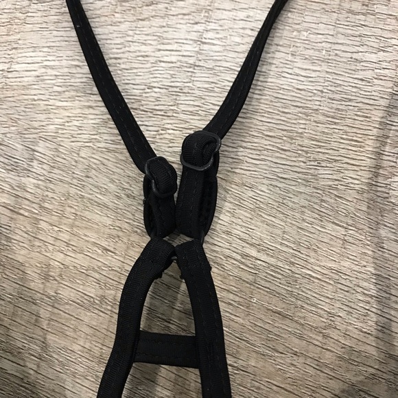 VS Pink Black Triangle Racerback Bikini Top - Picture 5 of 5